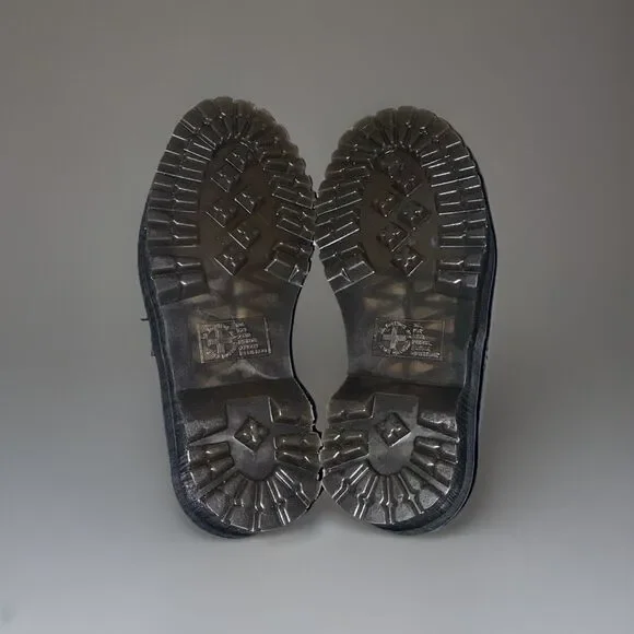 Dr. Martens Adrian Quad Black Leather Platform Tassel Loafers Women's - Picture 5 of 5